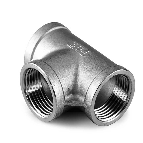 Tee de acero inoxidable